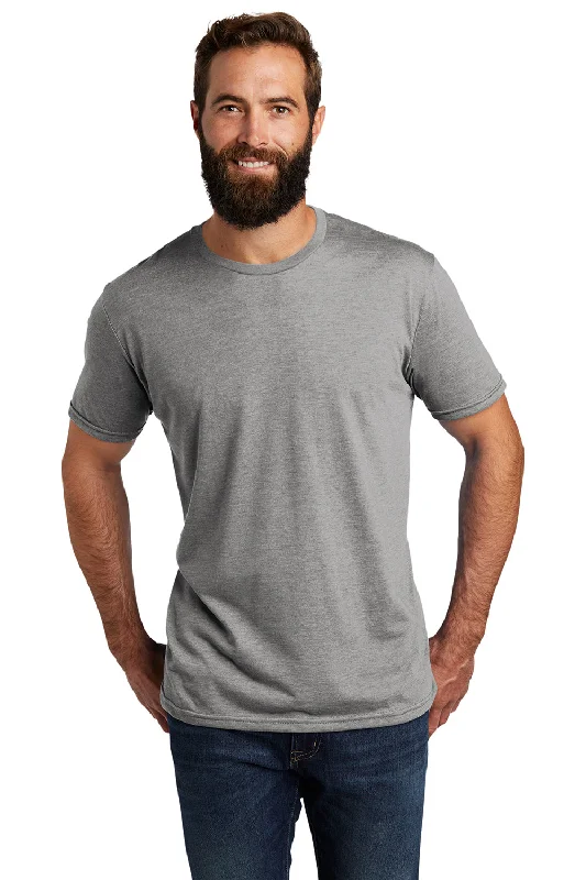 Men’s short-sleeve neap tees-Allmade Mens Short Sleeve Crewneck T-Shirt - Aluminum Grey