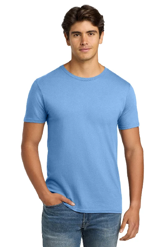 Men’s short-sleeve dusk polos-Hanes Mens Nano-T Short Sleeve Crewneck T-Shirt - Carolina Blue