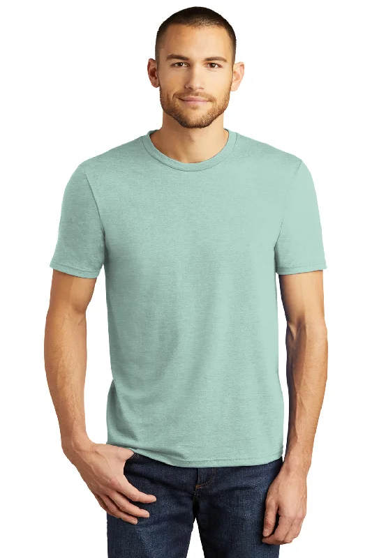 Men’s short-sleeve urn shirts-District Mens Perfect Tri Short Sleeve Crewneck T-Shirt - Heather Dusty Sage