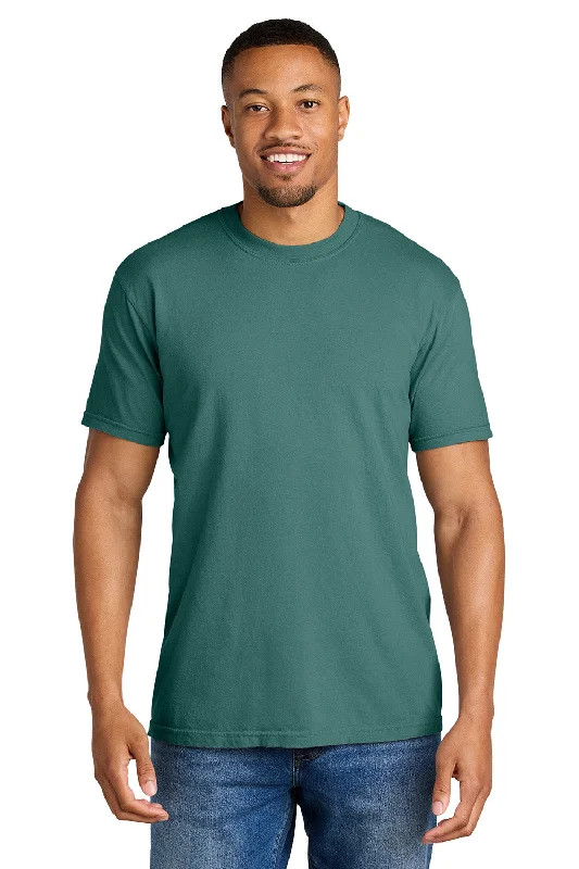 Men’s short-sleeve zephyr tees-Comfort Colors Mens Short Sleeve Crewneck T-Shirt - Emerald Green