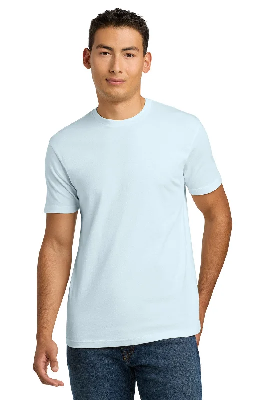 Men’s short-sleeve cairn tees-Next Level Mens Fine Jersey Short Sleeve Crewneck T-Shirt - Light Blue