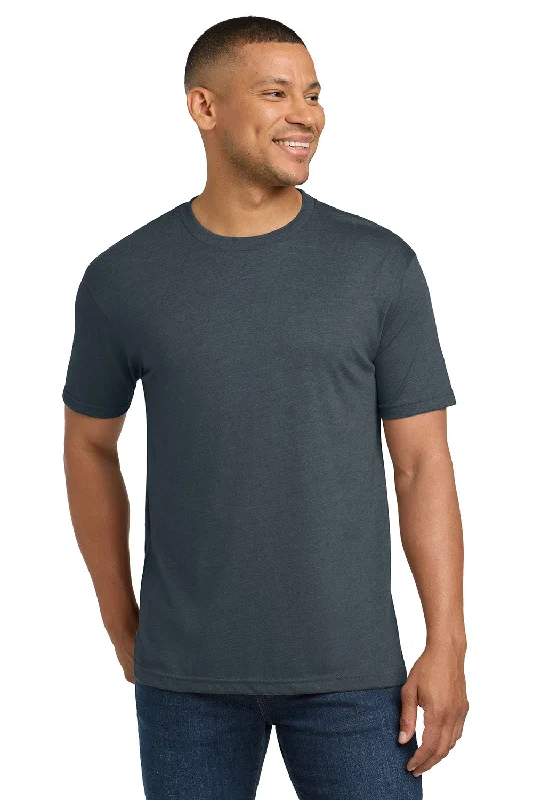 Men’s short-sleeve teak tops-Next Level Mens Jersey Short Sleeve Crewneck T-Shirt - Indigo Blue