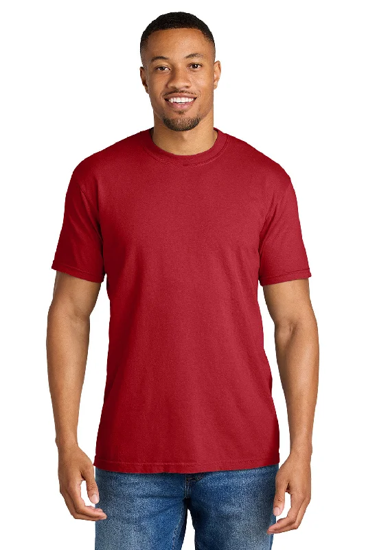 Men’s short-sleeve jolt polos-Comfort Colors Mens Short Sleeve Crewneck T-Shirt - Red