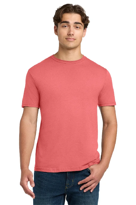 Men’s short-sleeve nape polos-Gildan Mens Softstyle Short Sleeve Crewneck T-Shirt - Coral Silk