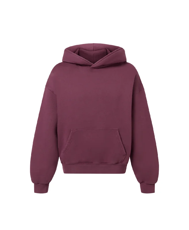 mens hoodie for warm and casual days-450 GSM 'Burgundy' Hoodie