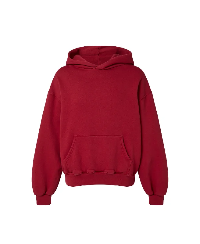 mens hoodie for a comfy street style-450 GSM 'Dark Red' Hoodie