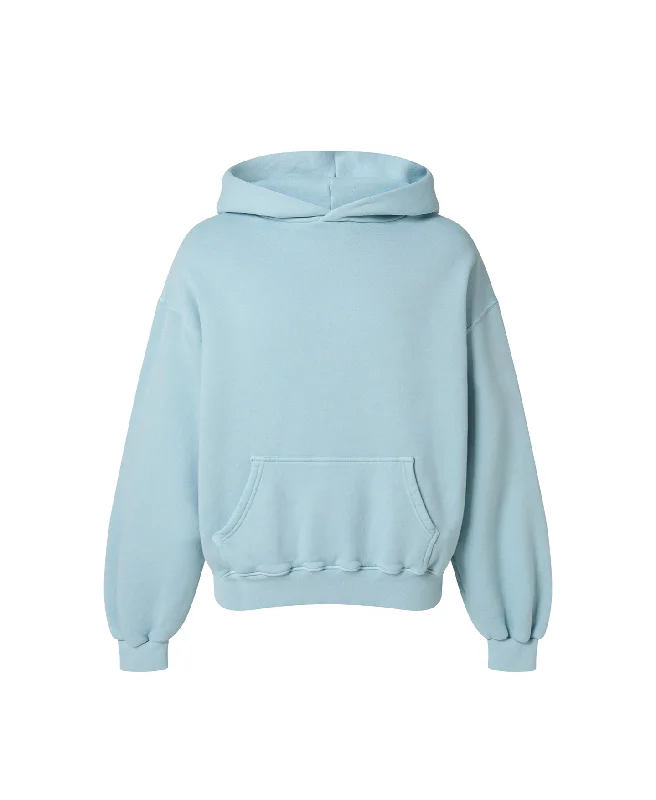 mens hoodie for sporty day-to-day outfits-450 GSM 'Ice Blue' Hoodie