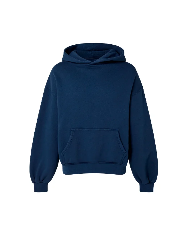 mens hoodie for versatile weather layering-450 GSM 'Navy Blue' Hoodie