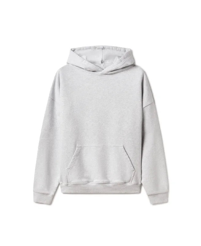 mens hoodie for everyday comfort wear-(PRE-ORDER) 600 GSM 'Light Heather Gray' Hoodie