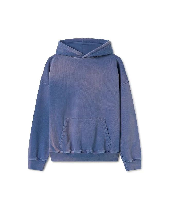 mens hoodie for sporty comfort and style-600 GSM 'Vintage Indigo' Hoodie