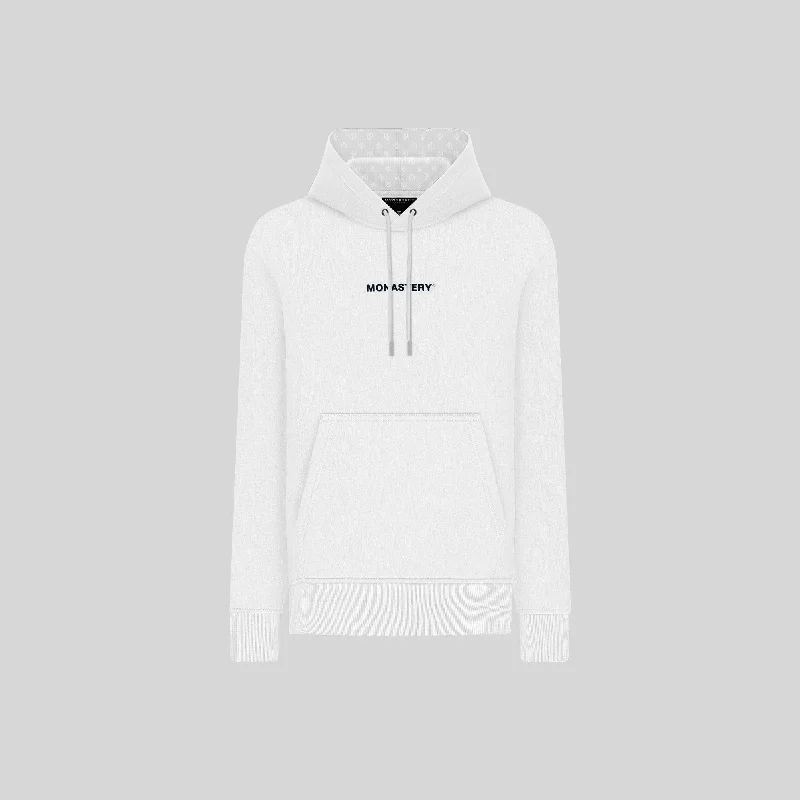 mens hoodie for fashionable daily wear-CARTAGO WHITE HOODIE