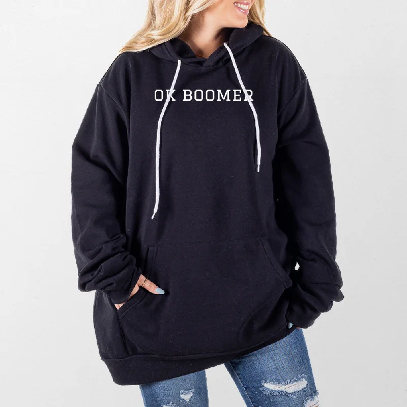 mens hoodie for everyday street looks-Ok Boomer Giant Hoodie