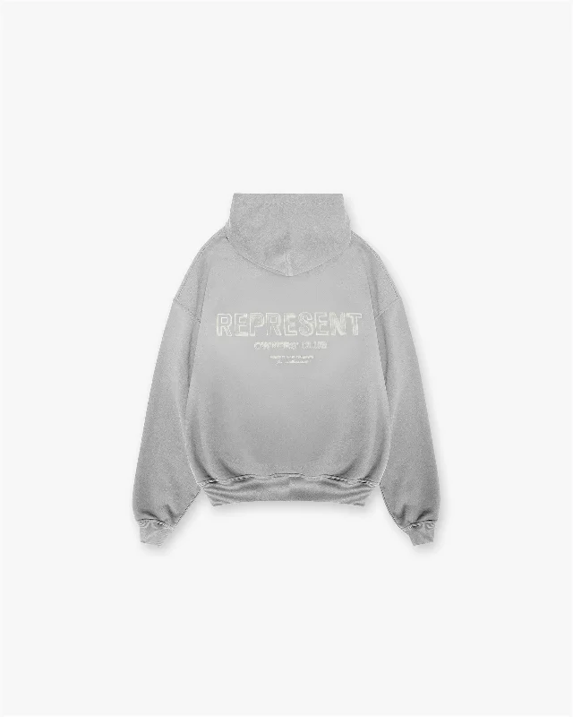 mens hoodie for athletic streetwear looks-Represent Owners Club Hoodie - Ultimate Grey