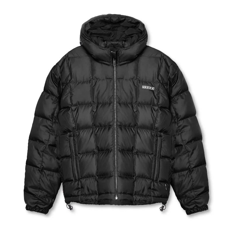 men's jackets for high-performance outdoor use-0551. Weather-Ready Down Puffer Jacket - Black