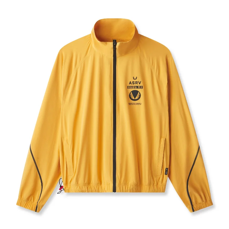 men's jackets with stretchable insulation-0950. Aerotex™ Track Jacket - Amber/Black