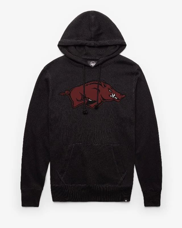 mens hoodie for trendy, on-the-go fashion-ARKANSAS RAZORBACKS IMPRINT '47 HEADLINE HOOD