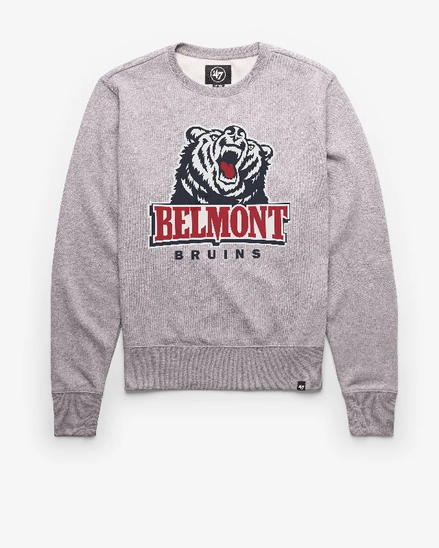 mens hoodie with sleek performance fabric-BELMONT BRUINS IMPRINT '47 HEADLINE CREW