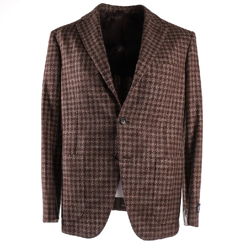 men's jackets with breathable moisture-wicking fabric-Belvest Soft Wool-Silk-Cashmere Sport Coat