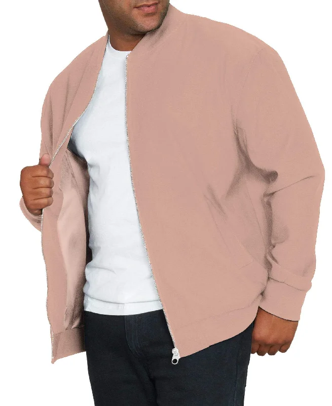 men's jackets with adjustable front zippers-Bomber Jacket