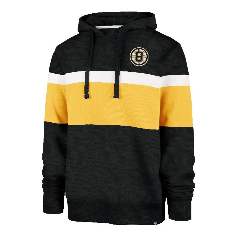 mens hoodie for everyday comfort wear-BOSTON BRUINS '47 WARREN HOOD