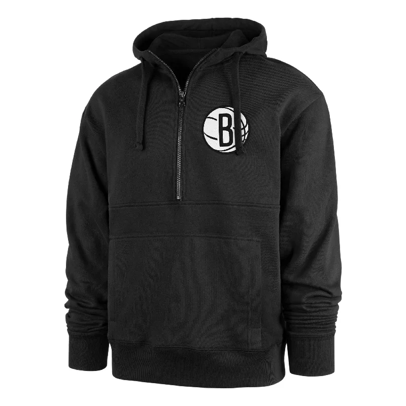 mens hoodie for chic sports styling-BROOKLYN NETS '47 CLOSEOUT HOOD