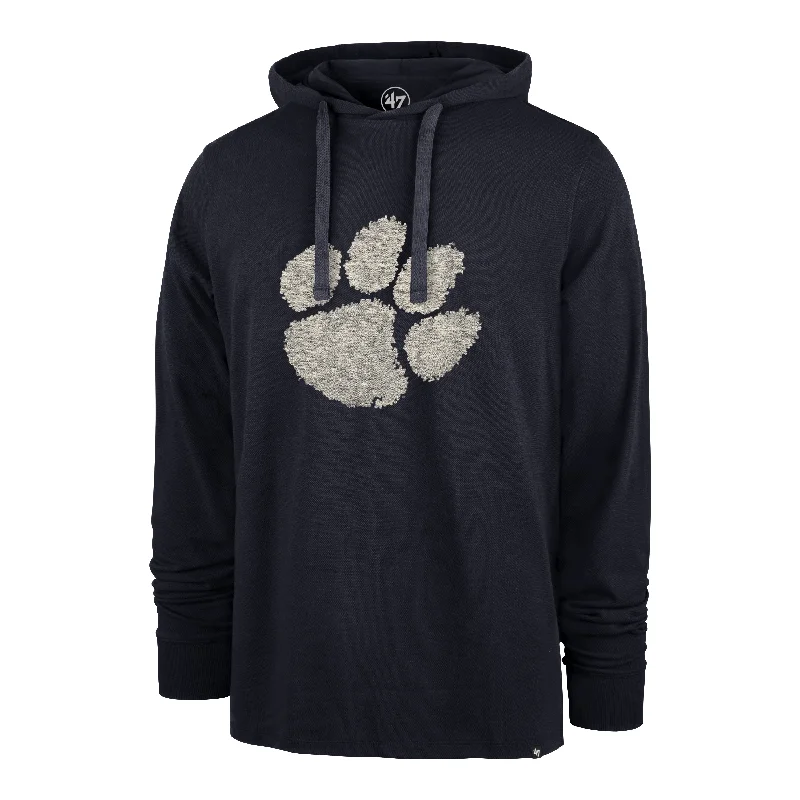 mens hoodie for post-workout comfort-CLEMSON TIGERS PREMIER '47 ASHBY PIQUE  HOOD