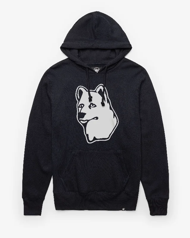 mens hoodie for sporty comfort and style-CONNECTICUT HUSKIES UCONN VINTAGE IMPRINT '47 HEADLINE HOOD