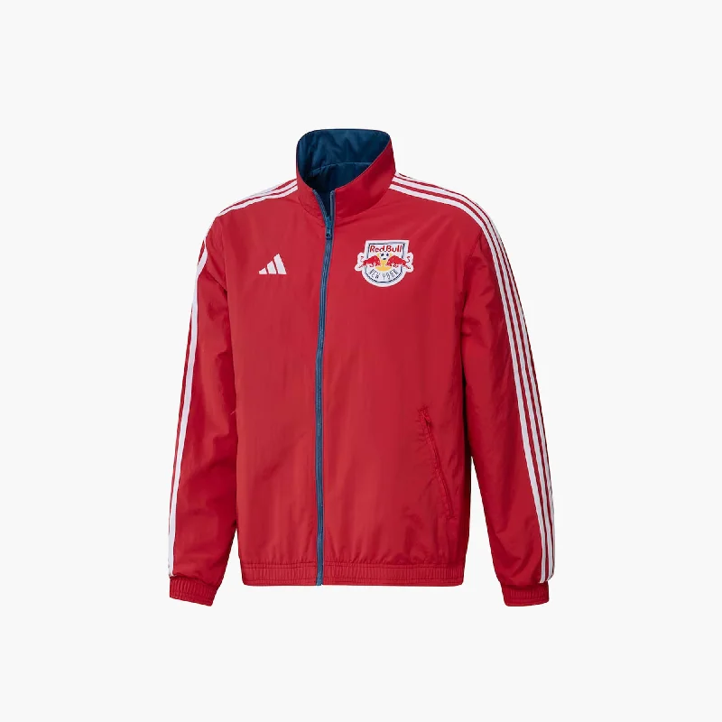 men's jackets for casual urban style-DP x New York Red Bulls reversible team jacket / red