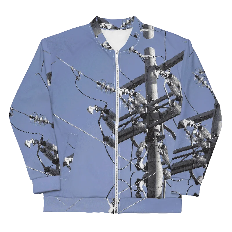 men's jackets for mountain biking-Electric Issues® Bomber Jacket (only 4 available)