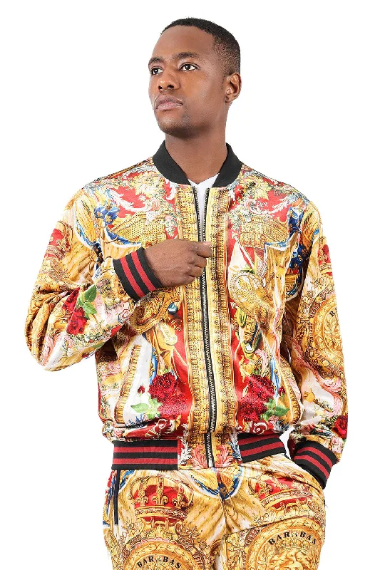 men's jackets with zippered hand pockets-GOLDEN CROWN Jacket