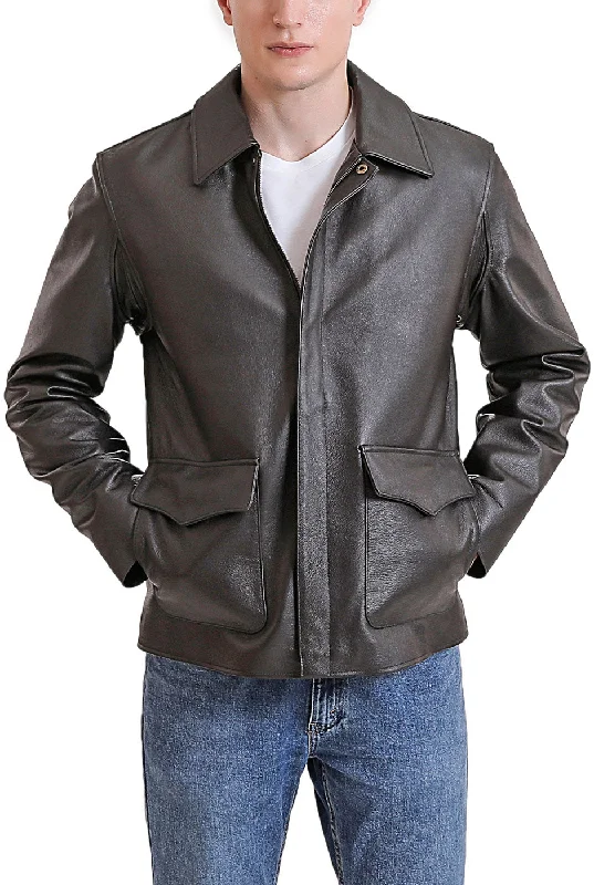 men's jackets for cold weather protection-Landing Leathers Men Raider Indy-Style Leather Legend Jacket