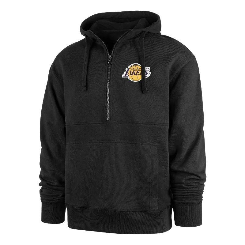 mens hoodie with premium cotton fabric-LOS ANGELES LAKERS '47 CLOSEOUT HOOD