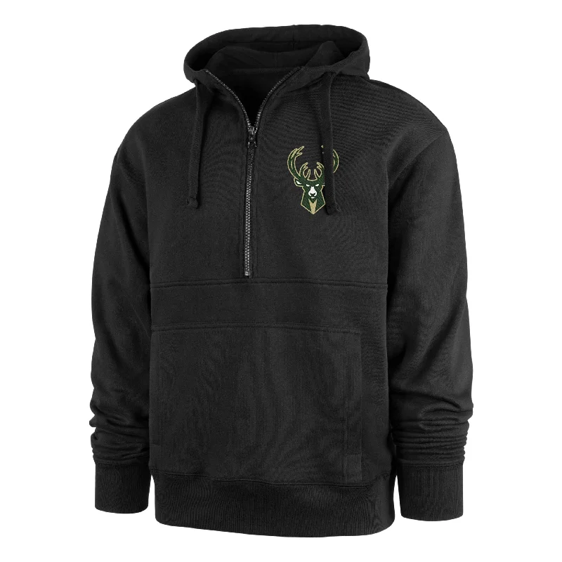 mens hoodie for comfortable fall fashion-MILWAUKEE BUCKS '47 CLOSEOUT HOOD