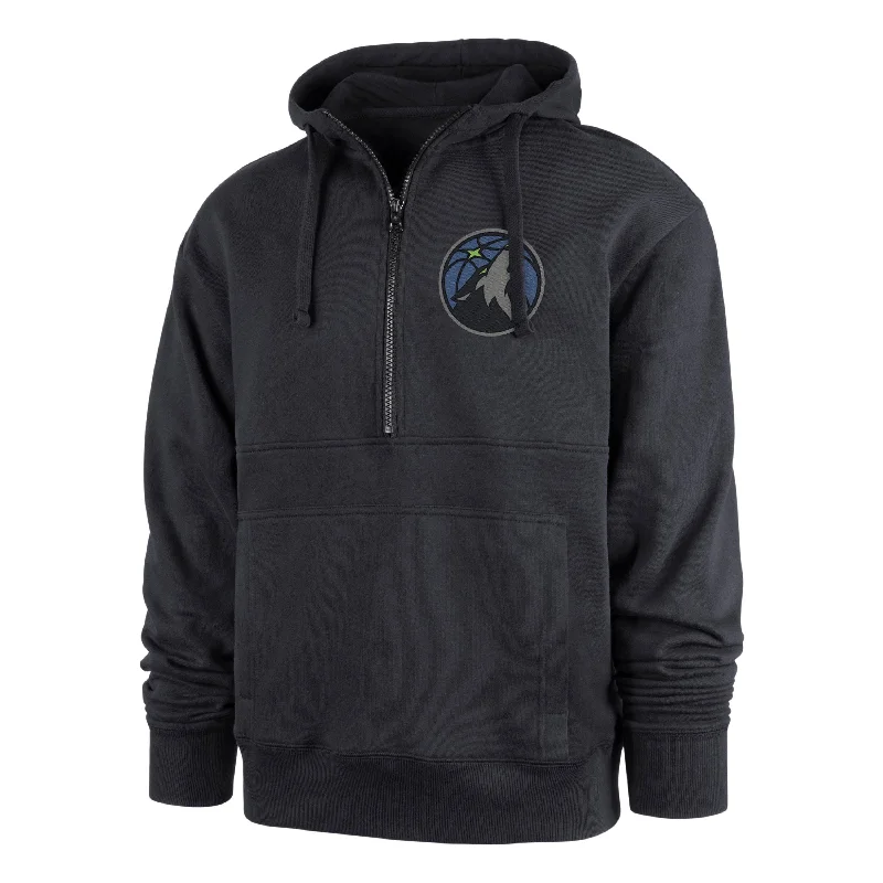 mens hoodie with unique sports details-MINNESOTA TIMBERWOLVES '47 CLOSEOUT HOOD