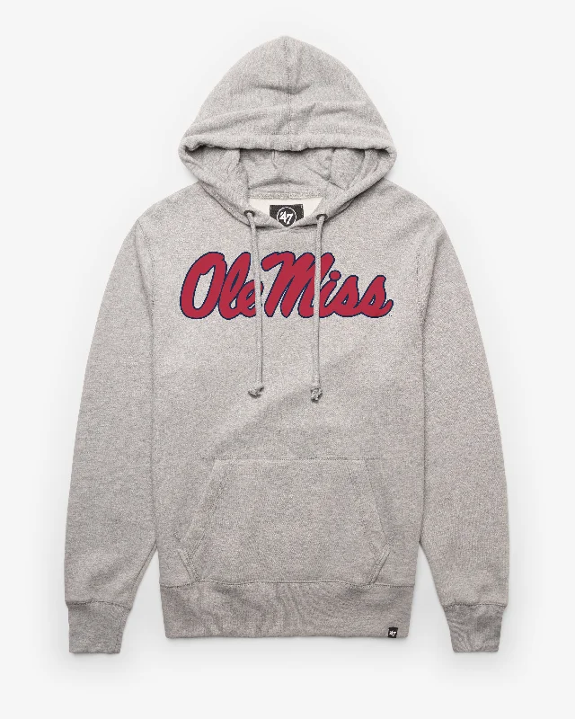 mens hoodie for fashion-forward comfort-MISSISSIPPI REBELS IMPRINT '47 HEADLINE HOOD