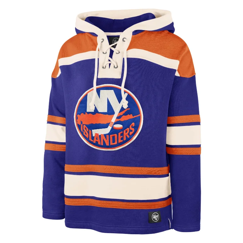 mens hoodie for stylish yet casual fit-NEW YORK ISLANDERS SUPERIOR '47 LACER HOOD