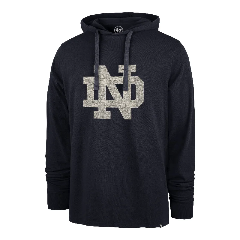 mens hoodie for trendy and practical wear-NOTRE DAME FIGHTIN IRISH PREMIER '47 ASHBY PIQUE HOOD