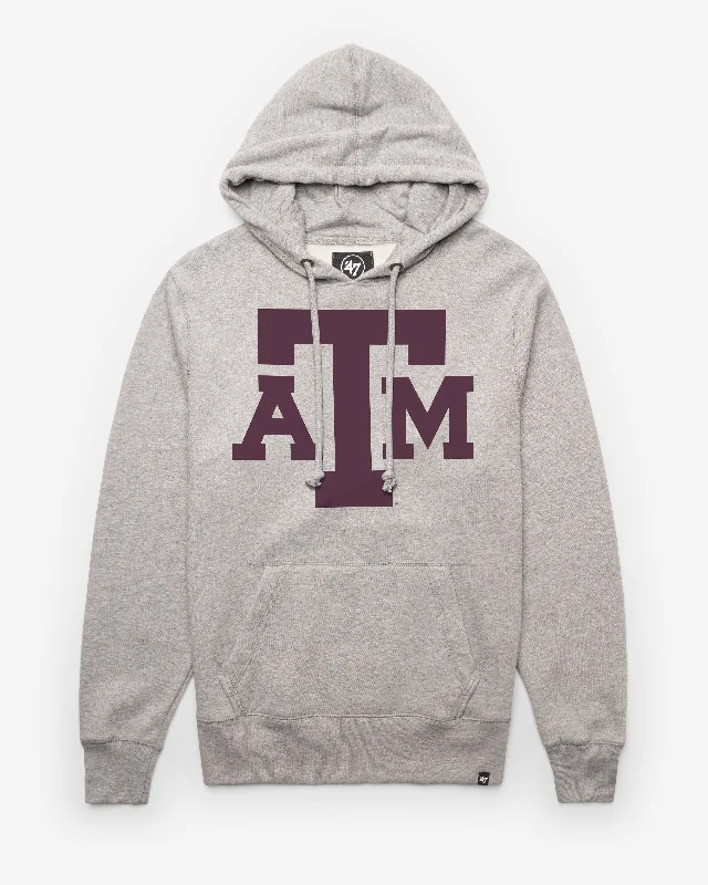 mens hoodie with premium cotton fabric-TEXAS A&M AGGIES IMPRINT '47 HEADLINE HOOD