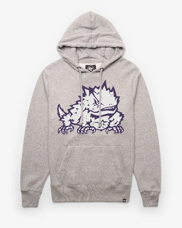 mens hoodie for fashion-conscious wear-TEXAS CHRISTIAN HORNED FROGS IMPRINT '47 HEADLINE HOOD