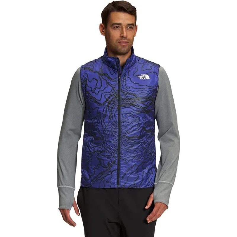 men's jackets with lightweight polyester blend-The North Face Men's Printed Winter Warm Insulated Vest