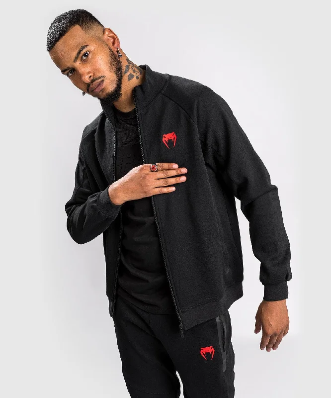 men's jackets with zippered cuffs-Venum Okinawa 3.0 Track Jacket - Black/Red