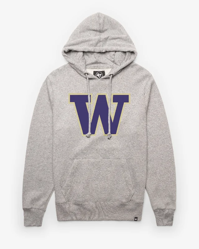 mens hoodie for fashionable layering options-WASHINGTON HUSKIES IMPRINT '47 HEADLINE HOOD