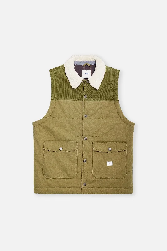 men's jackets with stylish piping details-YUKON VEST