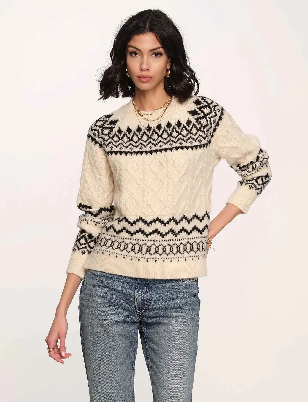 Men's brocade sweater-annora sweater