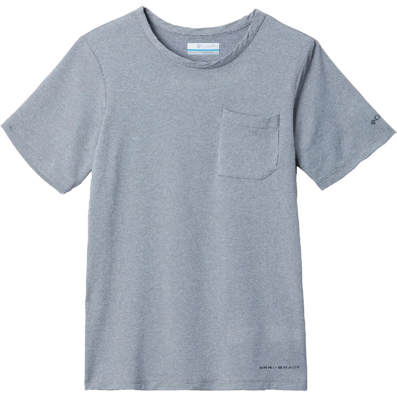 Men’s short-sleeve etch shirts-Youth Tech Trail Short Sleeve Tee