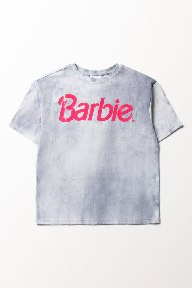 Men’s short-sleeve ivor tees-Barbie Oversized Short Sleeve T-Shirt Light Blue