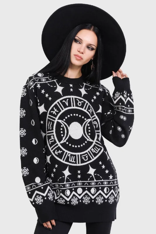 Men's levanter sweater-Cosmic Hallowmas Sweater