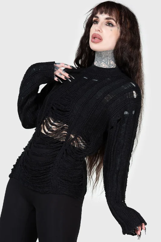 Men's lazurite sweater-Crypt Convert Sweater