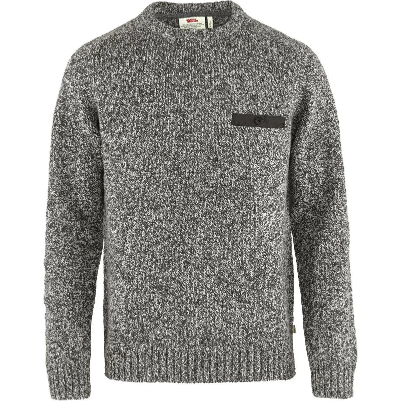 Men's bazaar knit sweater-Men's Lada Round-Neck Sweater