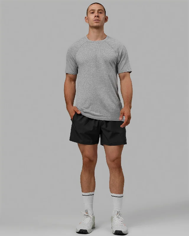 Men’s short-sleeve neap tees-AeroFLX+ Seamless Tee - Light Grey Marl